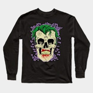 Joker Skull Long Sleeve T-Shirt